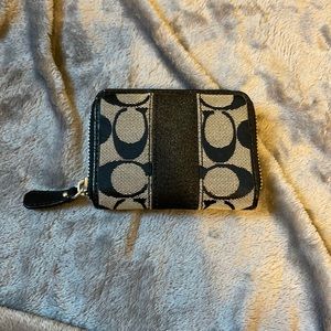 Coach card and coin wallet